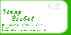 virag biebel business card